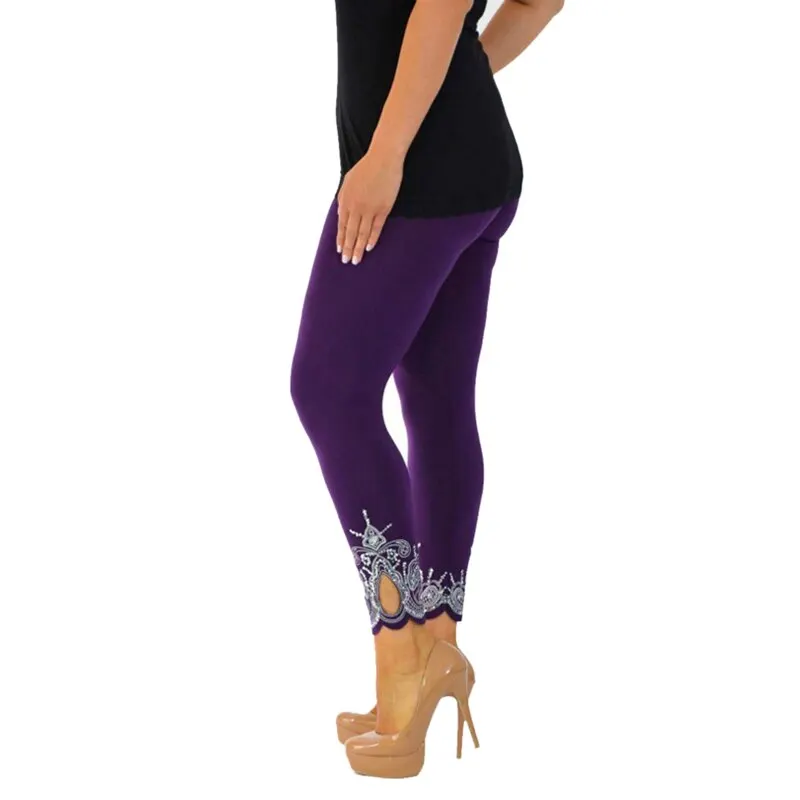 NIBESSER Hollow Out Skinny Leggings Women Breathable Printed Pencil Pants Legging New Arrival Elastic Sexy Trousers Joggers