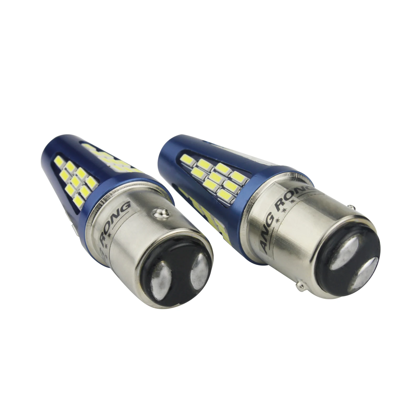 ANGRONG 2x белая 380 P21/5 Вт BAY15d офсетная лампа SMD 48 Светодиодный Боковой индикатор
