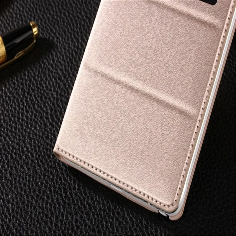 Albb флип чехол кожаный для Samsung Galaxy Note 4 Note4 N910 N910F N910H телефона умный вид с