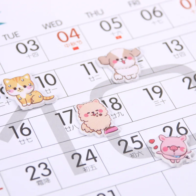 1 шт./1 лот милые канцелярские принадлежности наклейки милый ПЭТ пузырь дневник