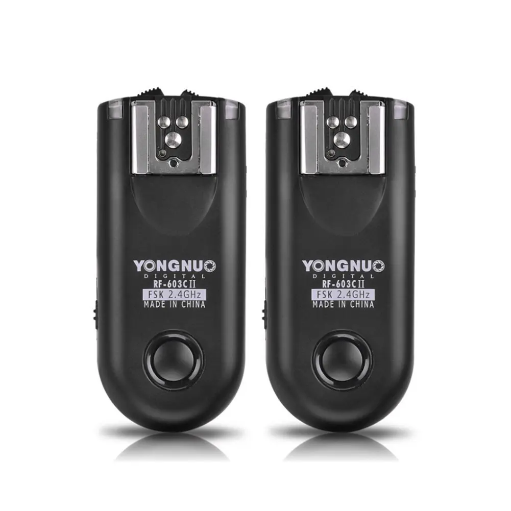 YONGNUO RF 603 II Flash Trigger 2 трансивера Set Shutter Release для Canon Nikon Pentax DSLR Camera C1 C3 N1 N3 6D|shutter