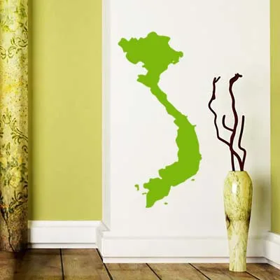 Вьетнам карта Глобус земля страна стены виниловая наклейка на заказ украшение