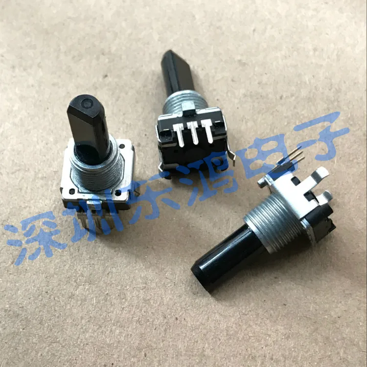 2 шт./лот EC12 энкодер EVEKC2F2524B гладкий без позиционирования 24 длины вала импульса 20