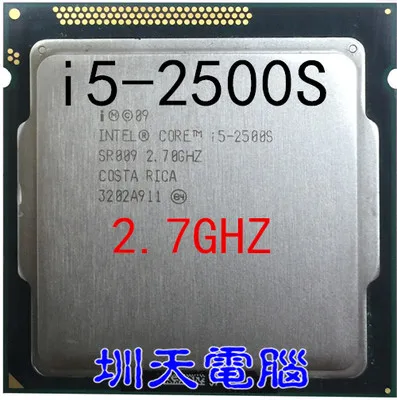 Процессор lntel Core i5 2500S 2 7 ГГц LGA 1155 65 Вт четырехъядерный процессор (100% рабочий