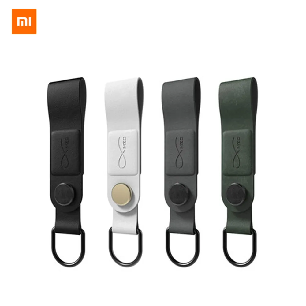 Xiaomi Bcase MEC магнитный зажим для наушников три цвета кожаная пряжка Органайзер проводов для наушников держатель портативный кабель