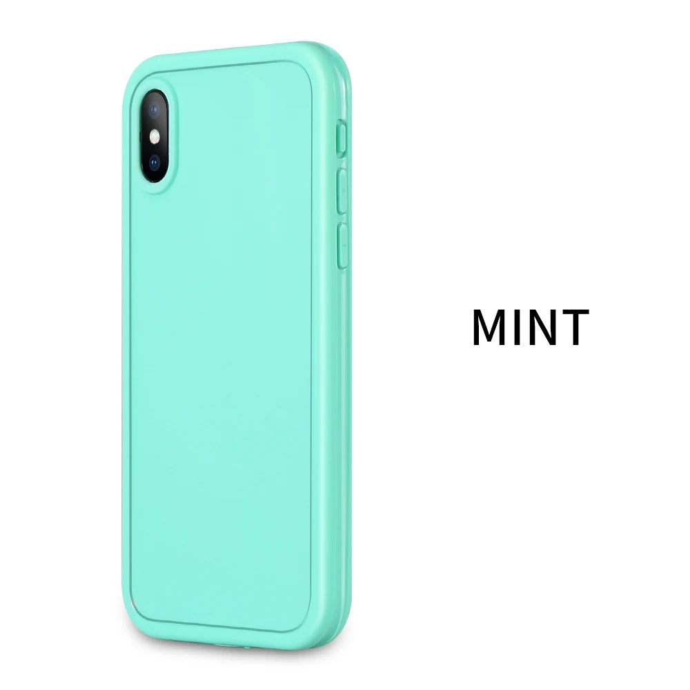 Mint color IP68 водонепроницаемый чехол для телефона для iPhone 6 6S 7 8 Plus SE 5S подводный водонепроницаемый чехол для iPhone 11 Pro X XS чехол для max xr Coque - Цвет: Mint color