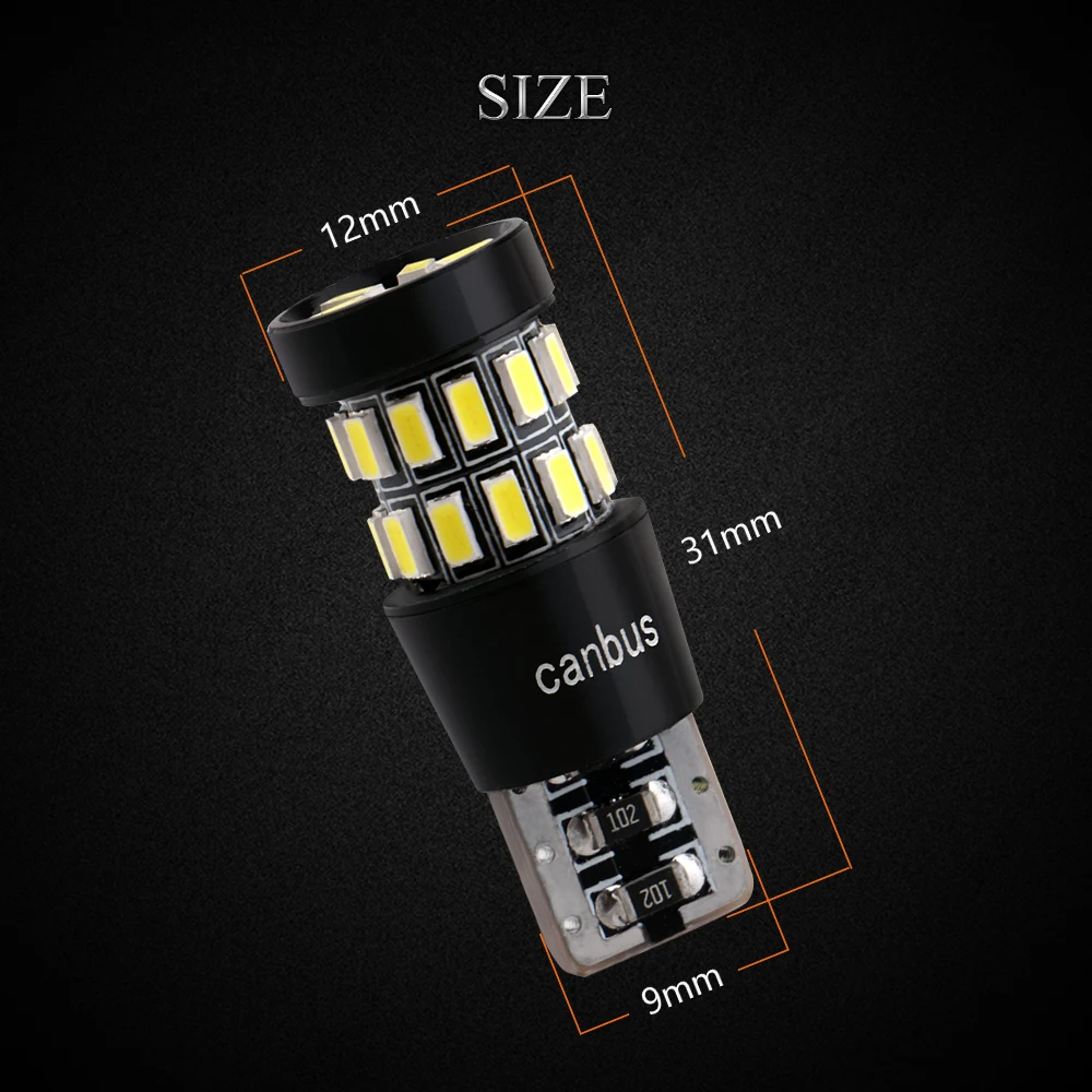 YM E-Bright 2 шт. T10 194 168 W5W 3014 30 SMD светодиод Шина CAN свет нет ошибок автомобильная лампа DC