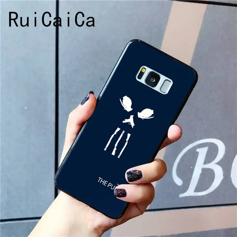 Чехол для телефона Ruicaica Marvel Game The Punisher Ghost Rider чехол Samsung Galaxy S9 plus S7 edge S6 S10 S8 |