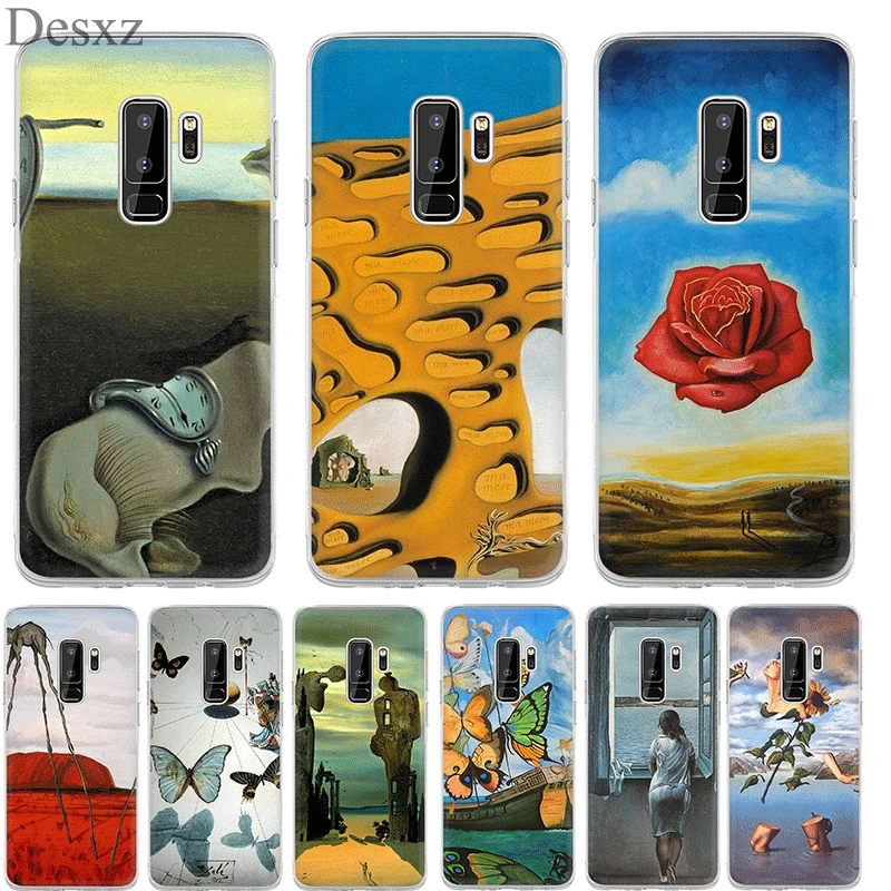 Чехол для телефона Salvador Dali чехлы с картинами Samsung Galaxy S3 S4 S5 S6 S7 S8 S9 Edge Plus Note 8