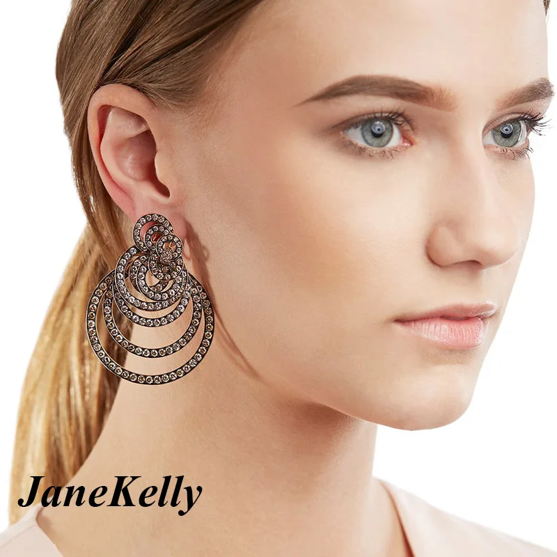 Роскошные ААА фианит вымощенный набор Капля воды многослойная Ясно Камень