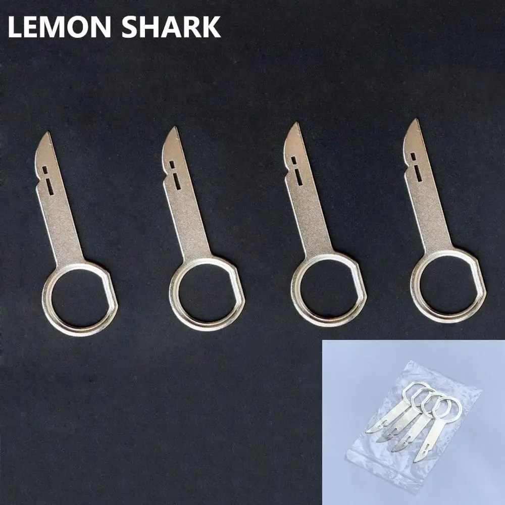 Инструмент для удаления стереомагнитолы LEMON SHARK 4 шт. VW Audi Mercedes Benz Ford GOLF 7 MK7 MQB