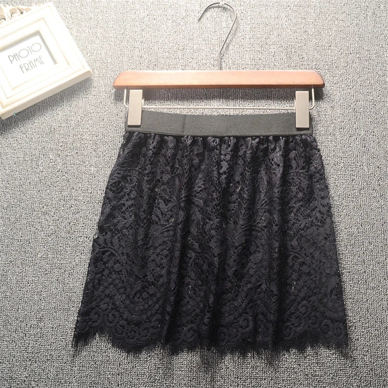 

sheer lace mesh kawaii mini skirt underskirt women summer sexy black white wrap short micro Skirt See Through Transparent Skirt