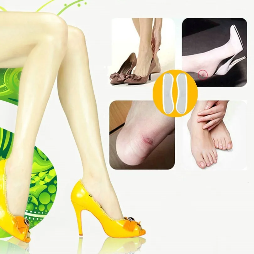 Силиконовые гелевые стельки для пятки 4 шт. обувь ухода за ногами ортопедические