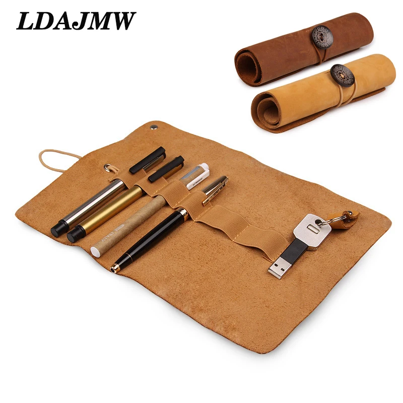 LDAJMW Органайзер из натуральной кожи чехол для хранения косметичка сумка USB кабель
