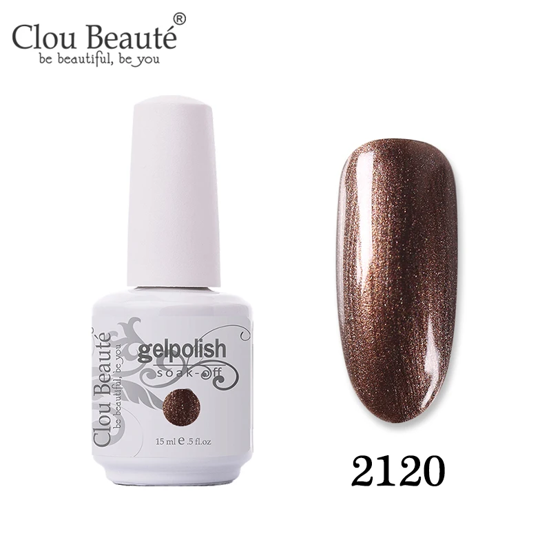 Clou Beaute цвет 15 мл Гель-лак для живописи гель для ногтей полуперманентный УФ лак для ногтей Soak Off Белый гель лак для ногтей - Цвет: 2120