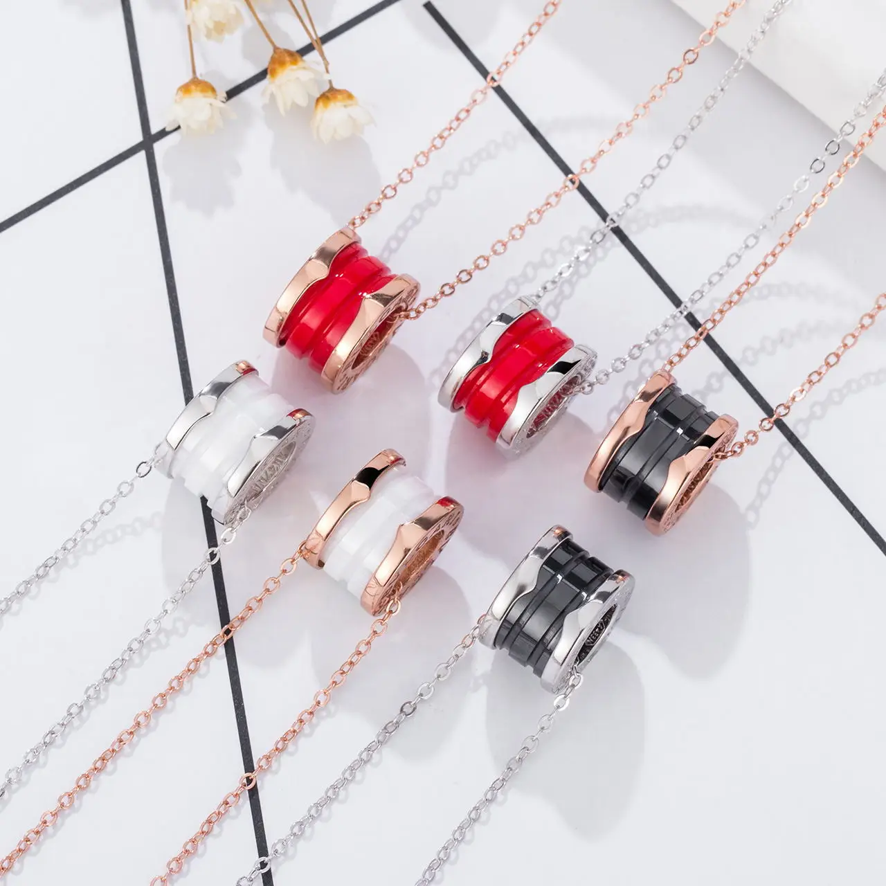 Женское Ожерелье и подвеска QHQ модное золотое/розовое золото в этническом стиле |