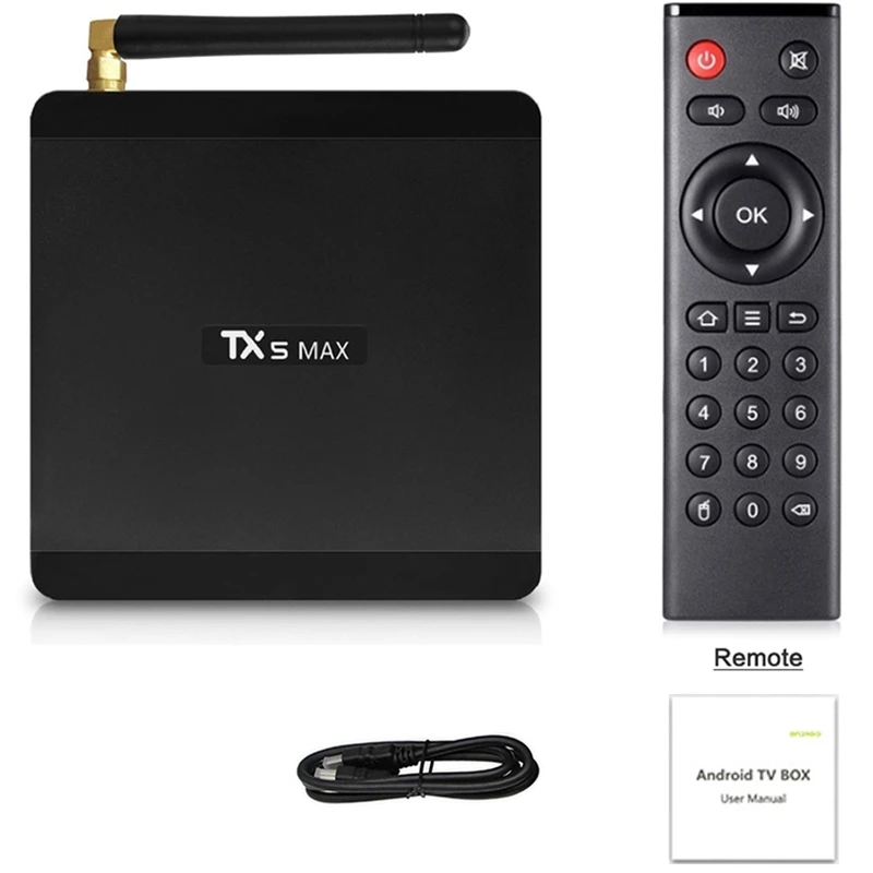 Tx5 Max 4 Гб Ddr4 Ram 32 Rom Smart Tv Box Android 8 1 Amlogic S905X2 4K медиаплеер четырехъядерный 1000M 2 4G & 5G Dual