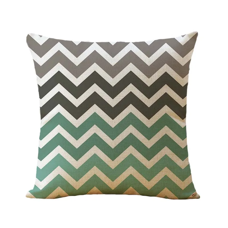 Bohemia color ripple Cushion Cover Geometric Plaid Throw Pillow Vintage Sofa Fundas Waist | Дом и сад