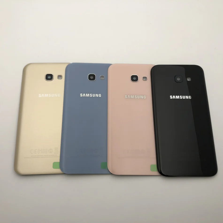 Задняя крышка из стекла для SAMSUNG Galaxy A3/A5/A7 2017 A320 A520 A720 задняя Замена корпуса задней