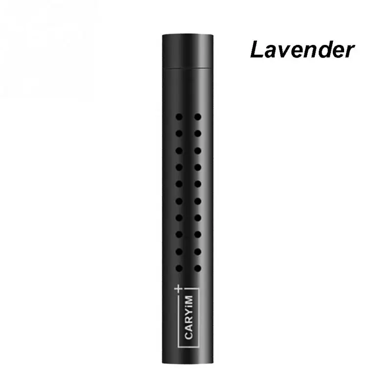 Lavender Новые очистители воздуха для автомобиля Авто вентиляционный кондиционер духи бар Духи Диффузор элегантный аромат алюминиевый сплав крышка 80*12 мм#08 - Название цвета: Lavender