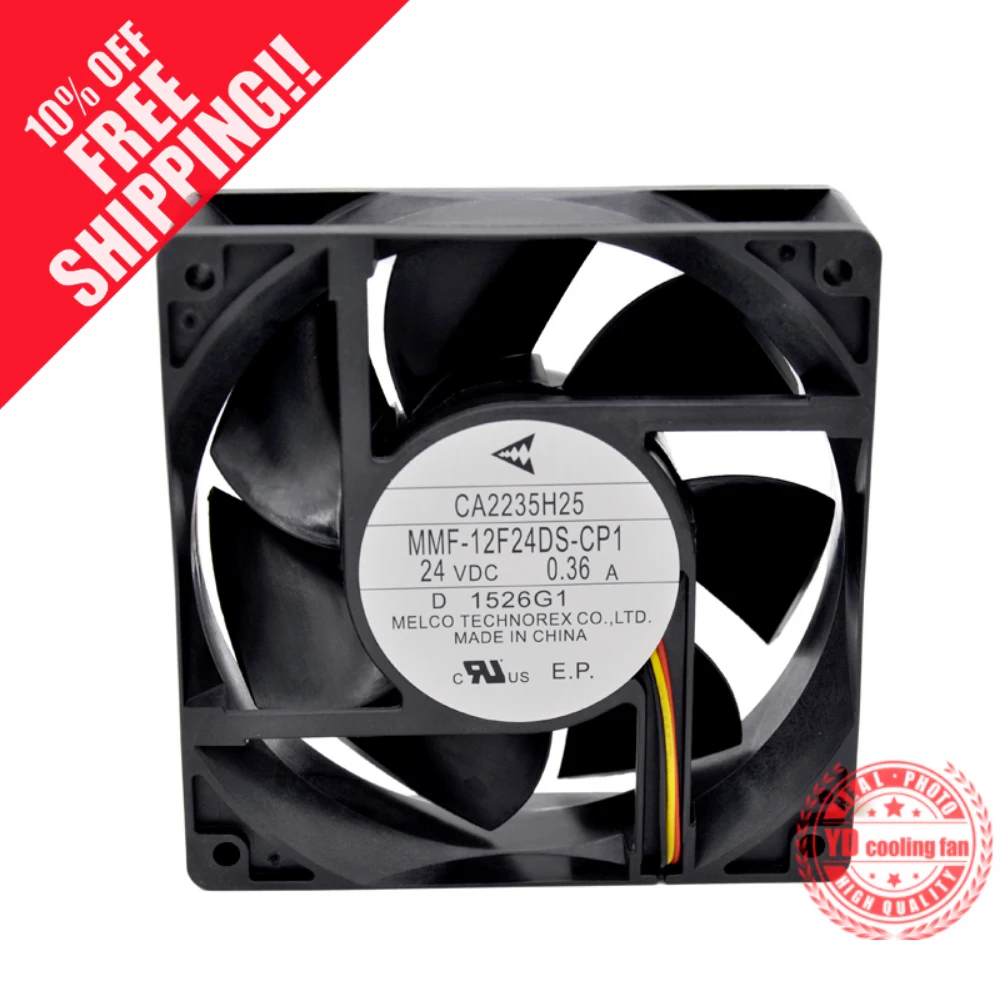 Новинка для MELCO TECHNOREX MMF-12F24DS-CP1 CA2235H25 для Mitsubishi преобразователь частоты 12038 24 В 0.36a охлаждающий вентилятор