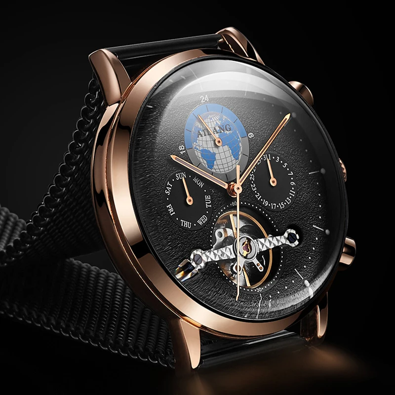 

AILANG registered Earth men's watch 2021new automatic mechanical watch physical formula waterproof sport fashion men's watch