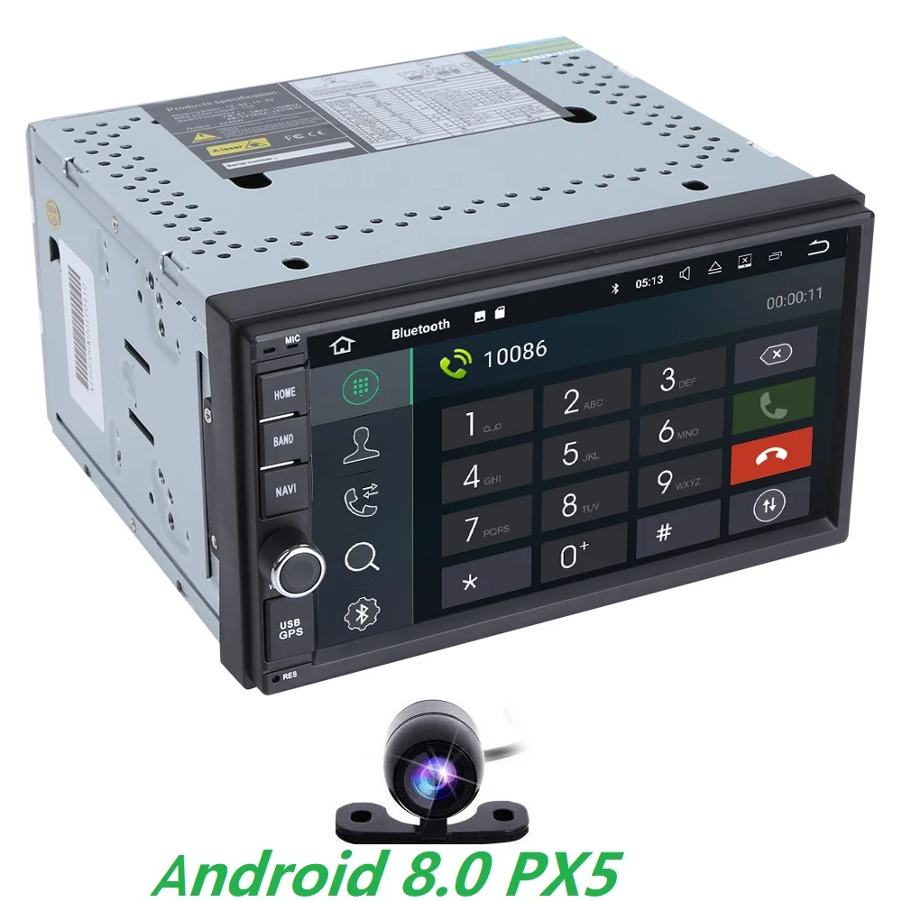 Восьмиядерный 4G + 32 г PX5 7 'ɸ 0 автомобилей gps-навигация Радио Видео плеер стерео