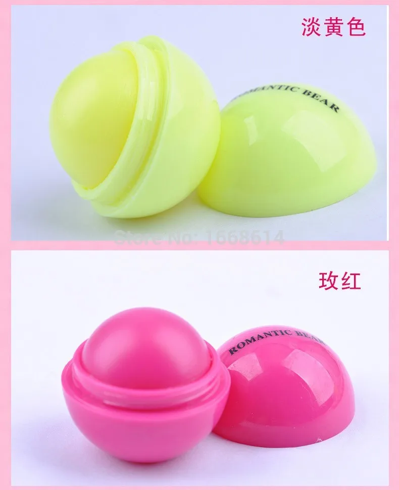 Увлажняющий бальзам для губ с круглым шариком 6 цветов|lip care|moisturizing lip balmlip pomade |