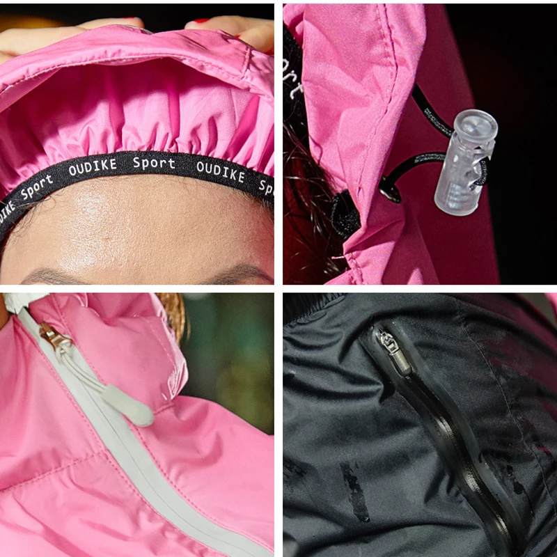 Женский спортивный костюм для бега из 2 предметов: толстовка с капюшоном и штаны