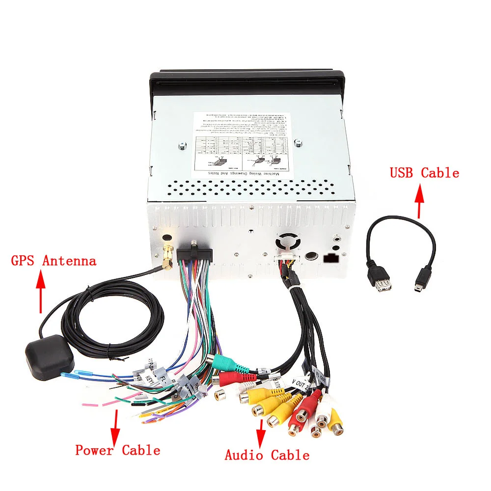 Большая распродажа автомобильный 7 дюймовый сенсорный экран двойной DVD плеер 2 Din