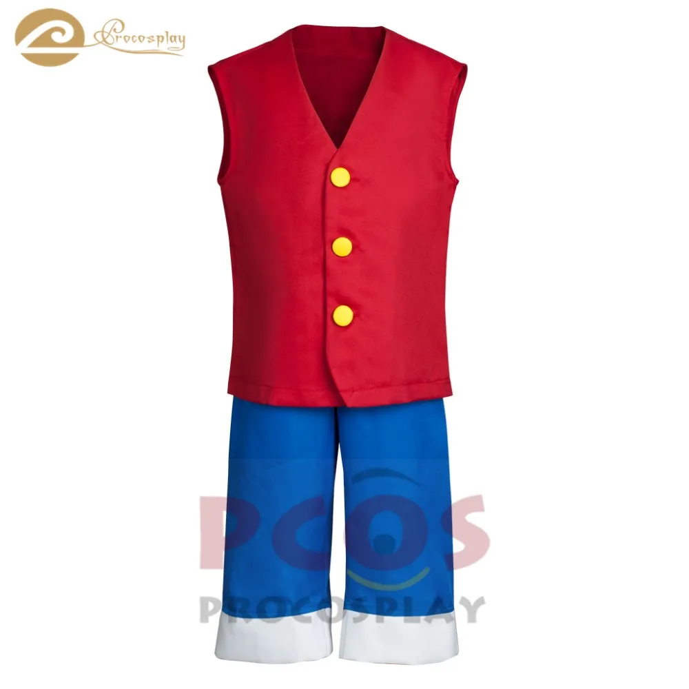 Костюм для костюмированной вечеринки с обезьянкой D Luffy соломенная шляпа пират