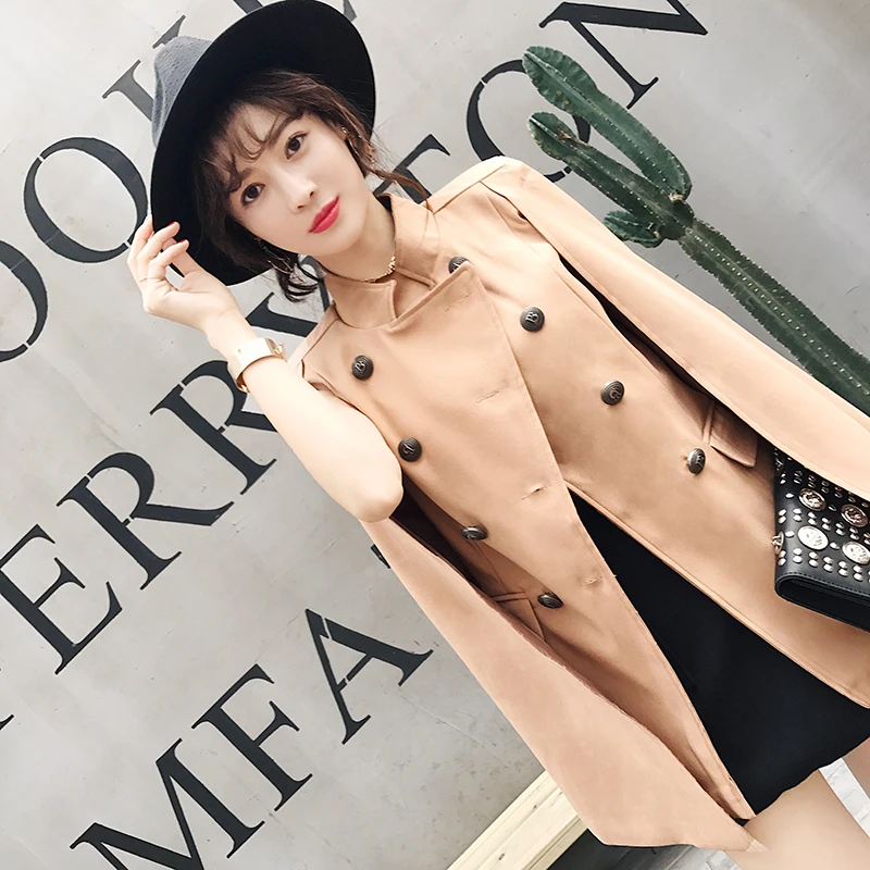 Накидка женская на весну и осень новинка Корейская версия тонкая свободная