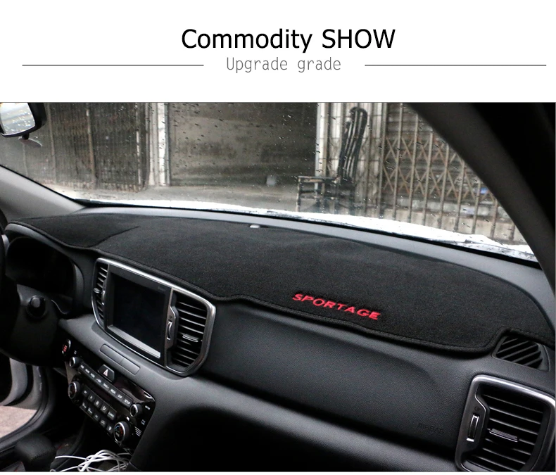 Для Kia Sportage приборной панели автомобиля Избегайте светильник Pad Инструмент платформа стол покрытие коврики ковры отделка Аксессуары