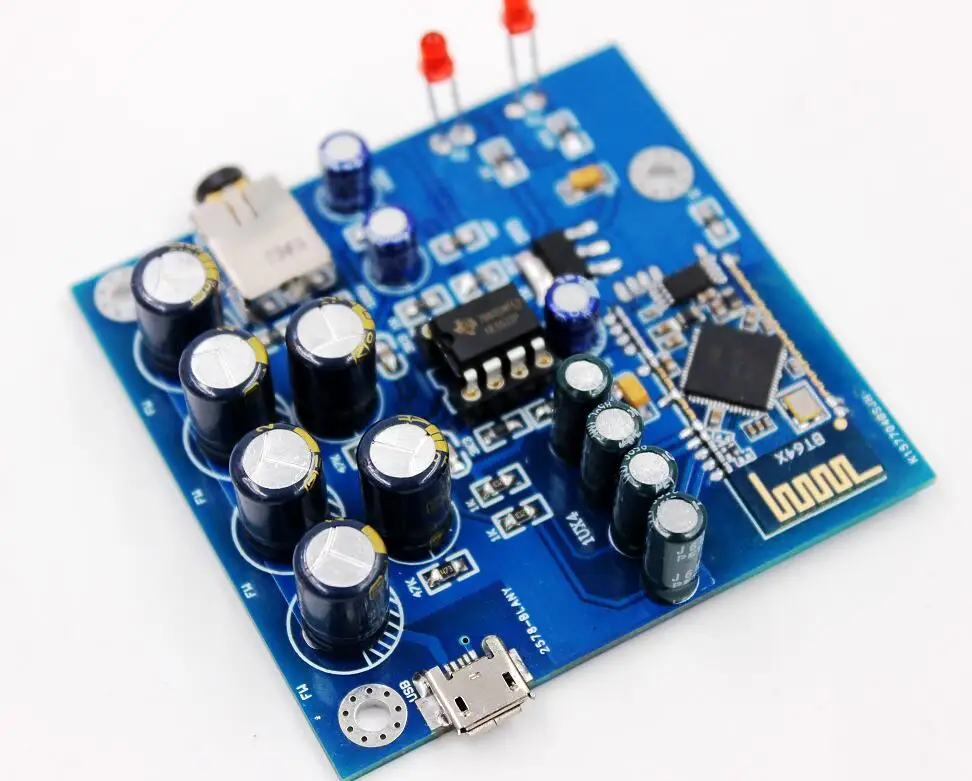 CSR64215 Bluetooth 4,2 APTX аудио приемник беспроводной адаптер HIFI с оп-усилителем NE5532 3,5 мм для усилителя акустической гарнитуры