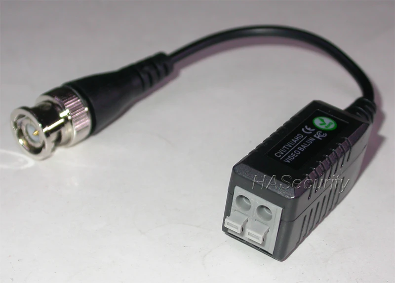 1ch Passive Video Balun ( AHD / TVI CVI 720P ) for CCTV camera signals (1 pair = 2pcs) 302B | Безопасность и защита