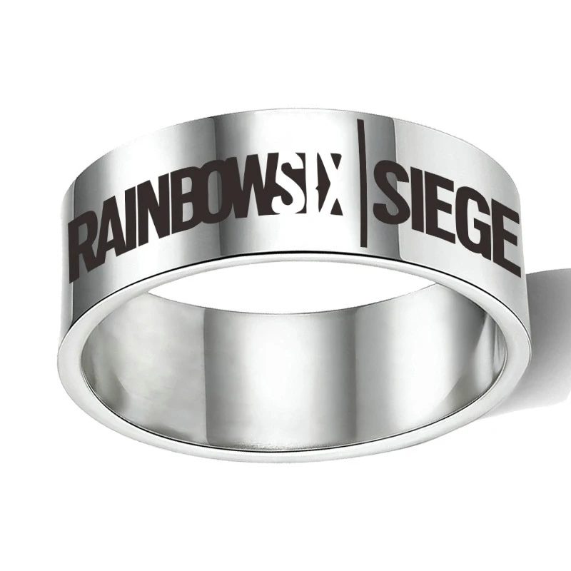 2019 Game Rainbow Six 6 Siege Rings Men Women Skull Metal Ring Male Anime Holder Porte Clef Gift Jewelry | Украшения и аксессуары