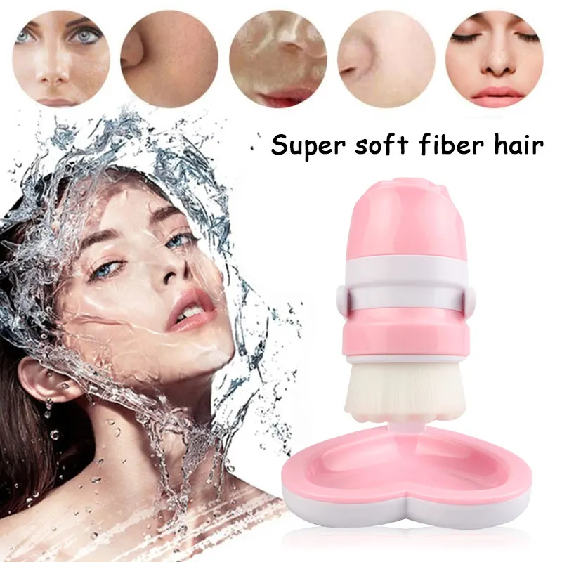 Очищающая щетка для лица Мягкая Милая моющая средство эффективное очищающее