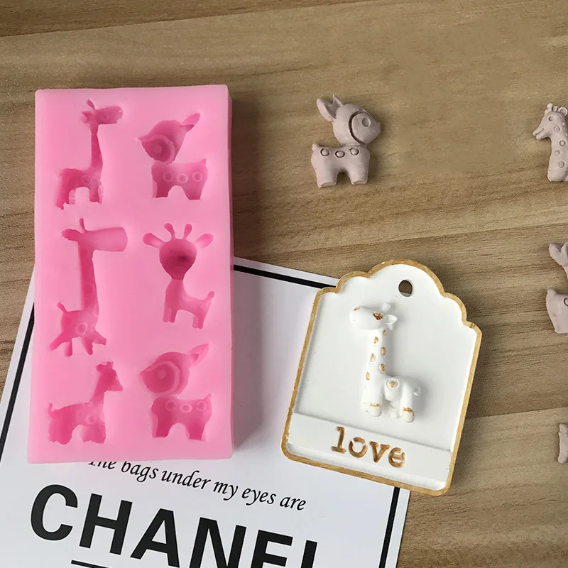 Силиконовые формы в форме оленя 6 дюймов|Формы для тортов| |