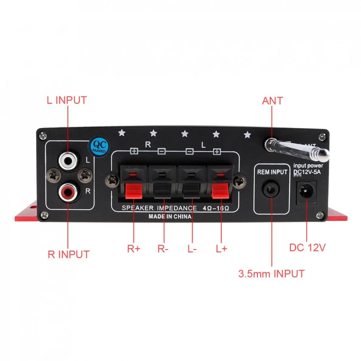 2-канальный Hi-Fi усилитель мощности Kinter MA120 FM-радио стерео плеер поддержка USB SD DVD MP3