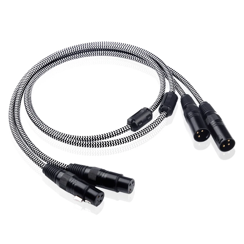 

YYAUDIO Silver Plated Male to Female Audio Cable 3pins XLR Balanced Cable Wire Signal Line RCA Cables Xlr Connector RCA Cables