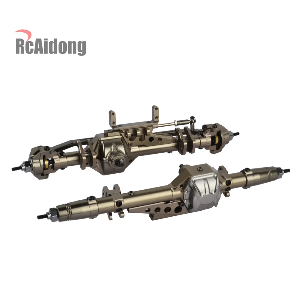 1/10 Rc автомобильный алюминиевый сплав передняя и задняя оси Рейфы с ЧПУ