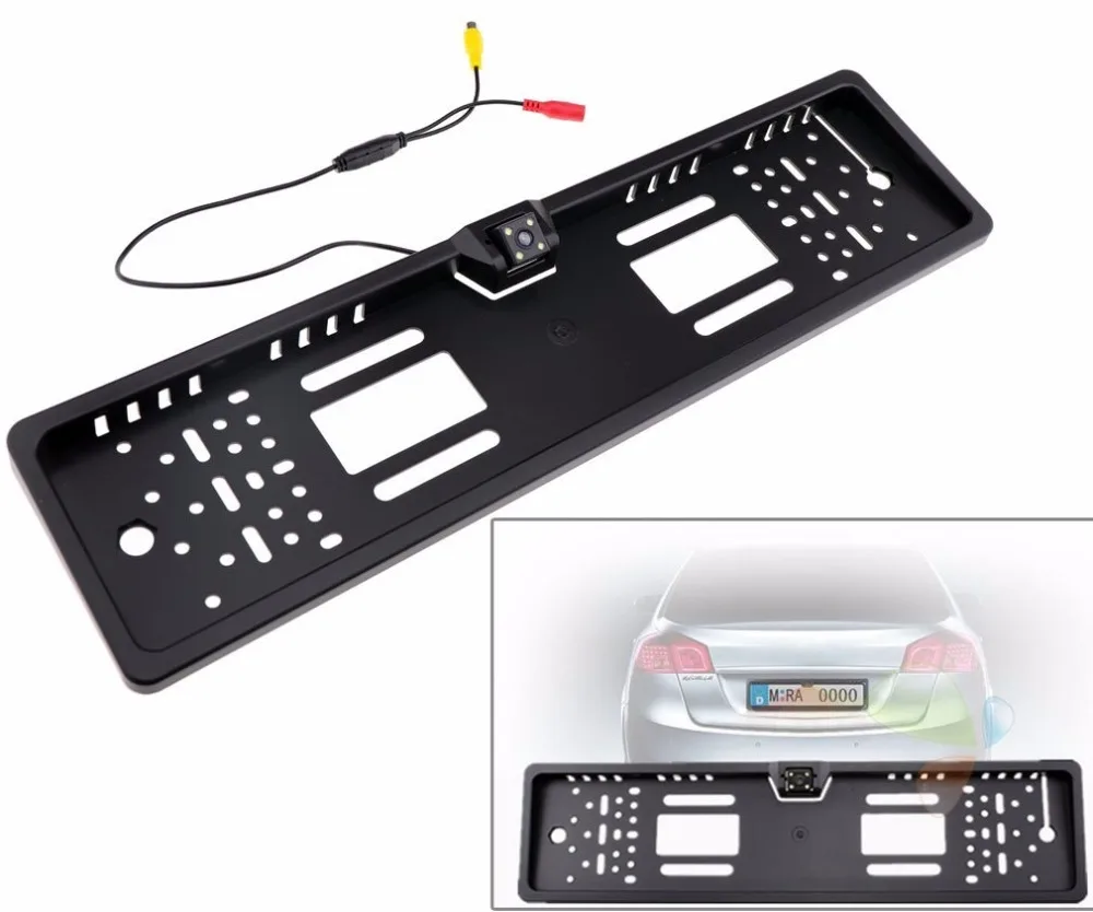 AMPrime Водонепроницаемая Автомобильная камера заднего вида с рамкой для номерного