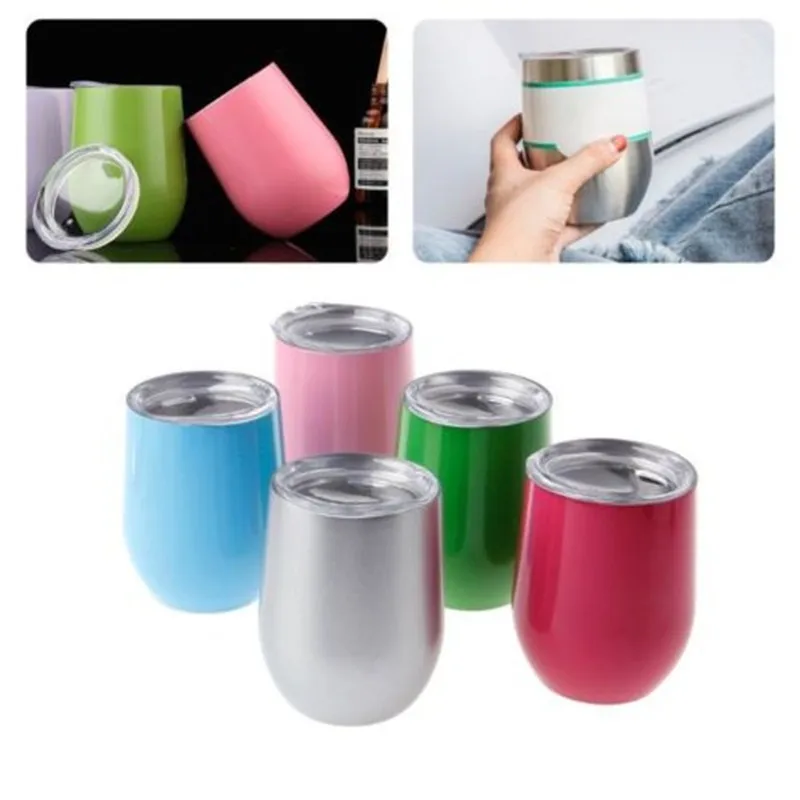 Рождественский подарок яйцо коктейльный стакан чашка для вина нержавеющая сталь