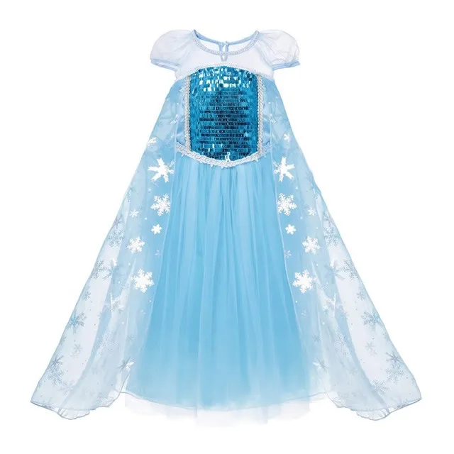 Elsa Dress 708 Эльза платье для девочек принцесса Анна коронация зеленый костюм День рождения сюрприз Необычные игры Эльза и Анна вдохновили платье - Цвет: Elsa Dress 708