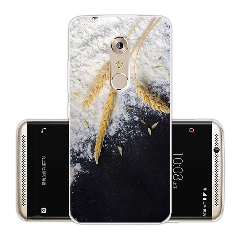 5 2 дюйма для ZTE Axon 7 мини прозрачные чехлы телефона мягкая силиконовая синяя