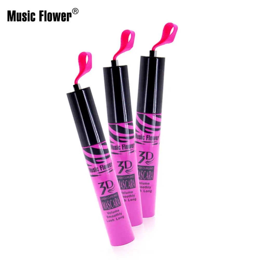 Music Flower 3D волокна тушь для ресниц экспресс объём накладных макияж