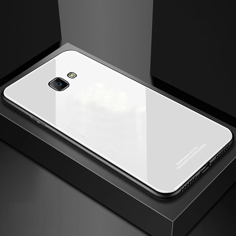 Стеклянный чехол YUETUO для телефона, etui, чехол, чехол для samsung galaxy j4 j6 j7 plus j5 j7 j2 prime grand j3 g530 c8