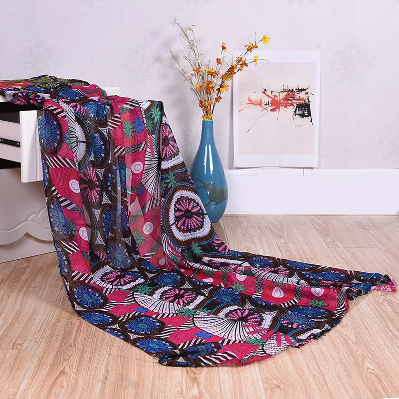 Imported 150x100cm chiffon jacquard tapestry silk soft fabric for fashion women dress skirt handmade home delicate textile | Дом и сад