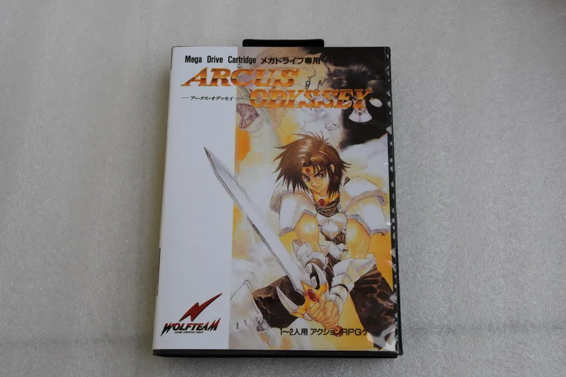 Игровая карта ARCUS ODYSSEY для Sega Megadrive Genesis | Электроника
