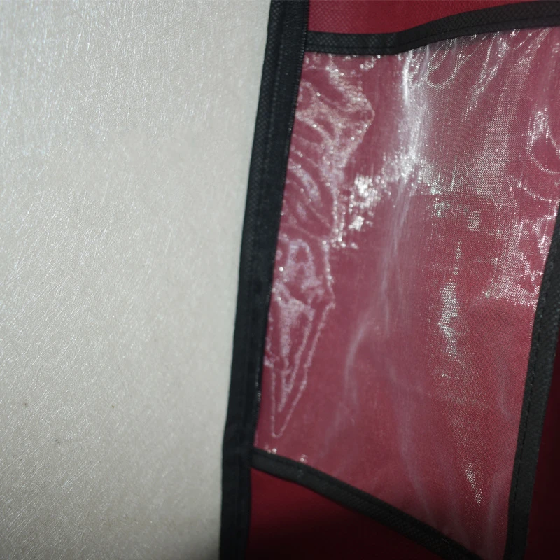 

High Portable Zip Clothes Storage Breathable Dust Proof Bag Folding Wedding Dress Dust Cover Bags Garment Non-woven Print Logo